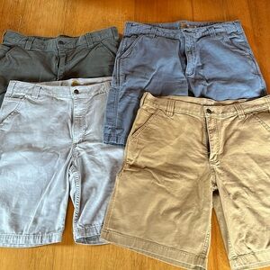 Carhartt Work Shorts 36. 4 pair
